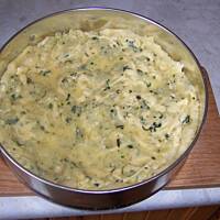 tarta ziemniaczana z nadzieniem cebulowo serowym