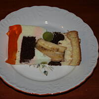 Bananowiec z ptasim mleczkiem