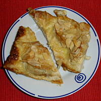 Tosty zapiekane z  jabłkami