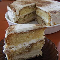 Tort kawowo - śmietanowy