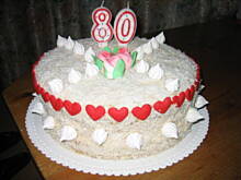 Fot. aisog3, Tort Orzechowy z masą SNIKERS