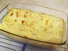 Fot. zinka, Zapiekanka serowo-czosnkowa z makaronem