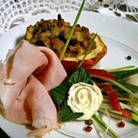 Jabłka Pieczone z pikantnym farszem