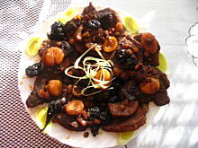 Fot. nanusia, wieprzowina z suszonymi owocami