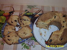 Fot. smak, Drożdżowa babka z rodzynkami