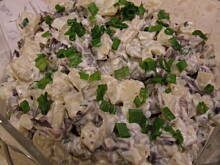 Fot. olusia1, SaŁatka ziemniaczana z pieczarkami i ogÓrkiem