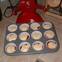 Bardzo czeresniowe muffinki