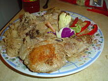 Fot. mada-chicago, Schabowe na kapuście z jabłkiem