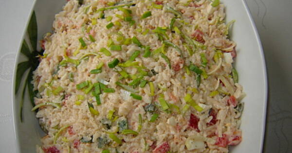 Rice salad - tasty and cheap - przepis - bing_translator - wielkiezarcie.com