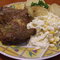 Karkówka na ziemniakach