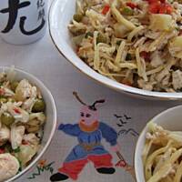 Sałatka z kurczaka i kiełków