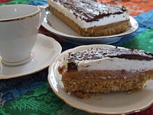 Fot. ilka76, Ciasto karmelowo śmietanowe na okruszkowym spodzie