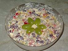 Fot. ekkore, Sałatka z kurczakiem i serem