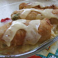 Roladki schabowe ze szpinakiem