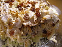 Fot. Żona Zofia, sałatka śledziowa ala Biskupia Góra