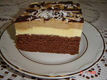 Fot. irena sikora, Placek czarny z masą serkową