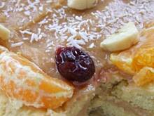 Fot. ilka76, Mazurek bananowy z akcentem pomarańczowym