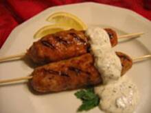 Fot. malbec, Kofty z czosnkowo-miętowym jogurtem