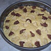 ciasto drożdżowe  z posypką