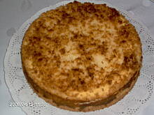 Fot. joasia1204, Sernik z brzoskwiniami i kokosową kruszonką