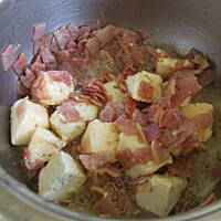 Kotlety z szynką i serkiem topionym