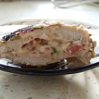 Kotlety z szynką i serkiem topionym