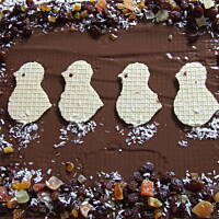 Mazurek czekoladowy na waflach - dla zapracowanych