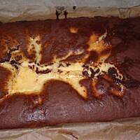 dwukolorowy sernik teściowej