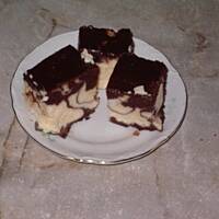 dwukolorowy sernik teściowej