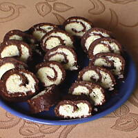 Kokosowe roladki bez pieczenia