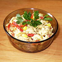 sałatka z kurczakiem