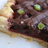 Mazurek wiśniowo-truflowy