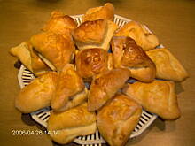 Fot. joasia1204, Drożdżowe rożki z jabłkami