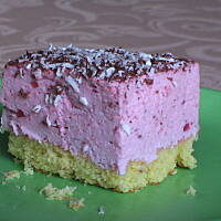 Śmietanowo - truskawkowe