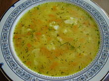 Fot. bing_translator, Cauliflower soup-dill