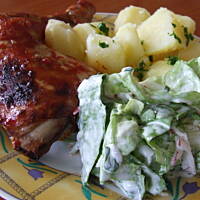 Surówka obiadowa - wiosenna