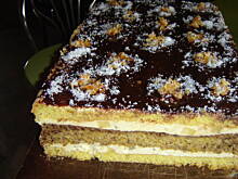 Fot. irena sikora, Ciasto cytrynowo- pomarańczowo - ananasowe
