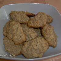 Ciasteczka owsiano-orzechowe