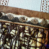 Serowo - makowe z kulkami orzechowymi