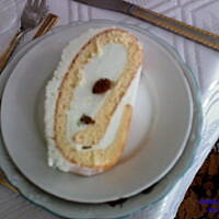 Rolada z ptasim mleczkiem