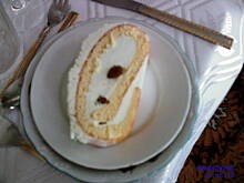 Fot. MonikaK, Rolada z ptasim mleczkiem