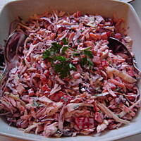 Coleslaw tasty and healthy