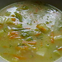 Zupa z młodej kapusty