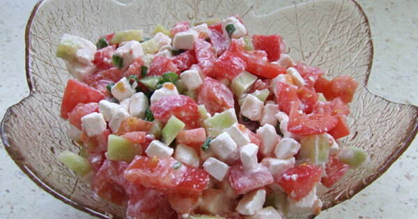 Salad with feta - for every occasion - przepis - bing_translator - wielkiezarcie.com