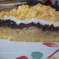 Placek tarty z jabłkami