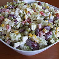 Simple barbeque salad