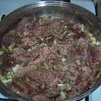 spagetti w sosie mięsno jarzynowym