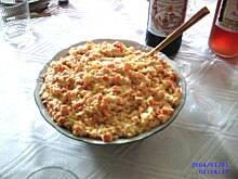 Fot. MonikaK, Sałatka marchwiowa z sosem tatarskim