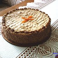 Tort orzechowy z masą kawową