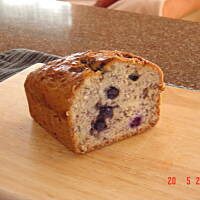 Bananowo-jagodowy chlebek